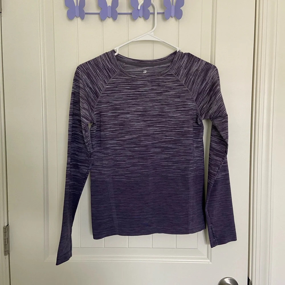NWOT | All‎ In Motion girl’s athletic long sleeve shirt — large (10/12)